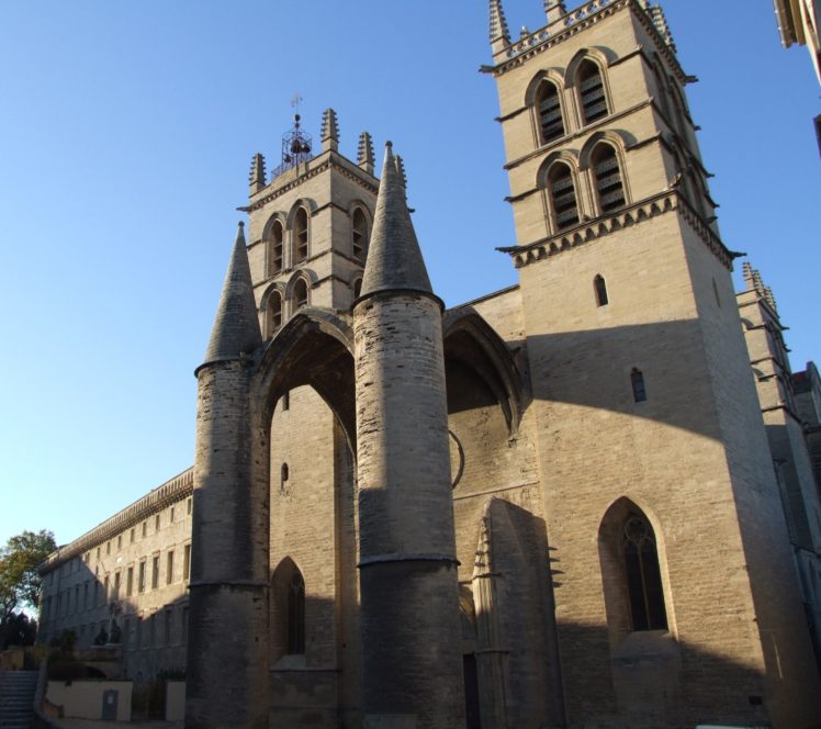catedral, Saint, Pierre, Montpellier, Francia, Arquitectura HD Wallpaper Desktop Background