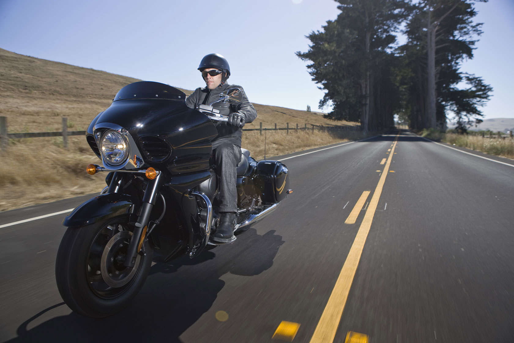 2011, Kawasaki, Vulcan, 1700, Vaquero Wallpaper