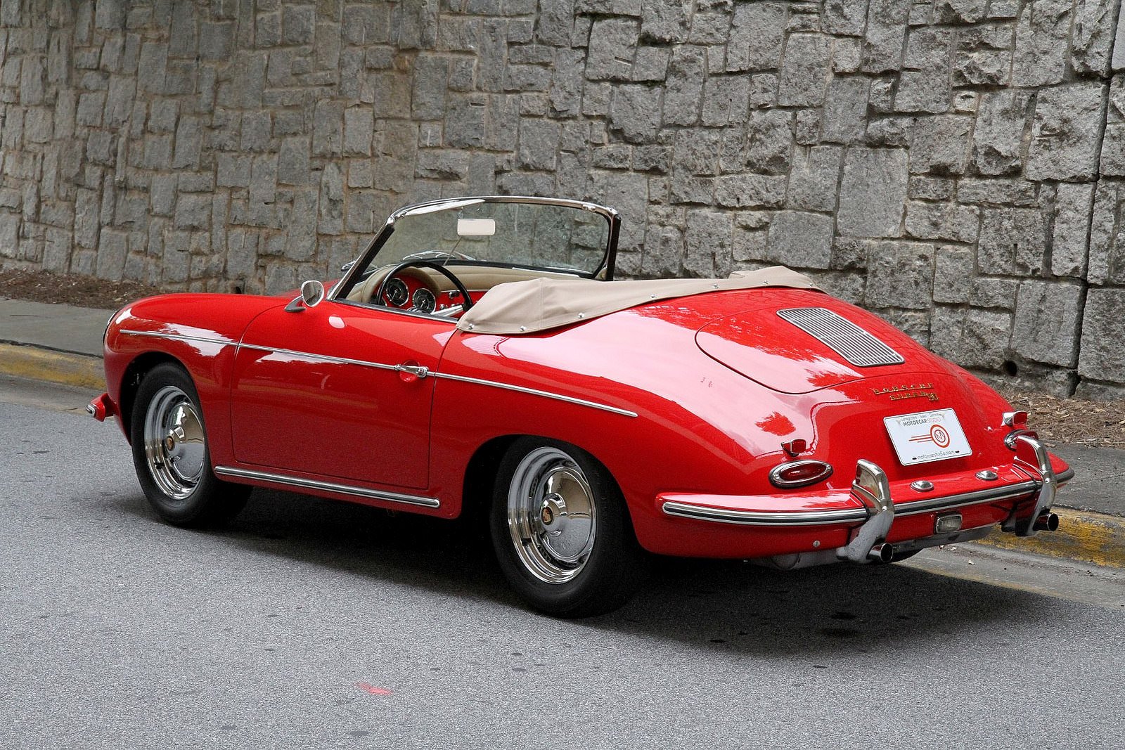 1960, Porsche, 356, Roadster, Red, Cars, Classic Wallpaper