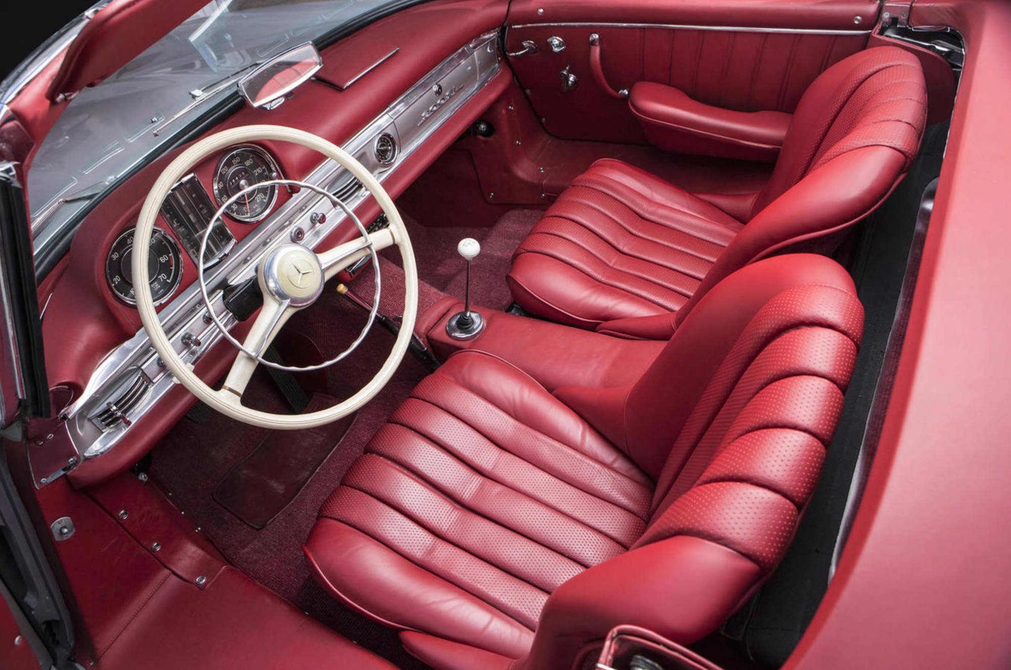 1958, Mercedes, Benz, 300sl, Roadster, Cars, Classic Wallpaper