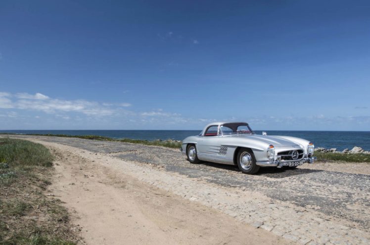1958, Mercedes, Benz, 300sl, Roadster, Cars, Classic HD Wallpaper Desktop Background