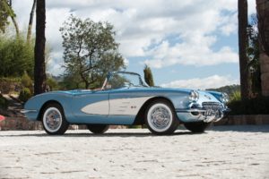1960, Chevrolet, Corvette,  c1 , Convertible, Blue, Cars, Classic
