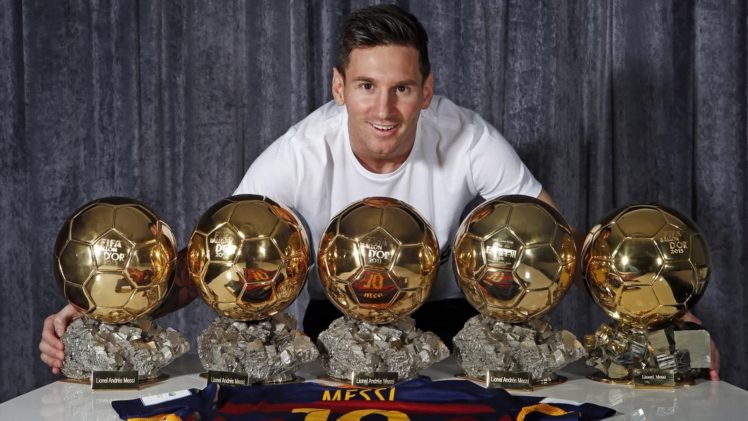futbolista, Leo, Messi, 5, Balones, Oro, Barcelona, Argentina HD Wallpaper Desktop Background