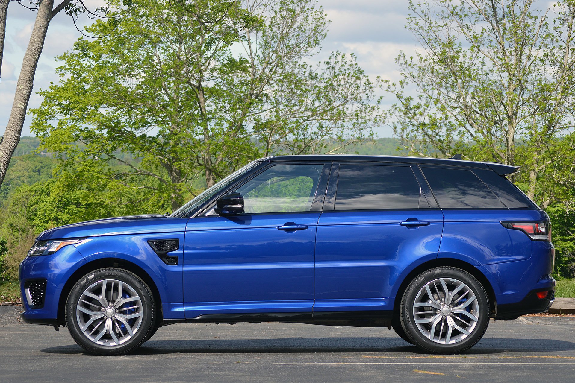 2016, Range, Rover, Sport, Svr, Cars, Suv, Blue Wallpaper
