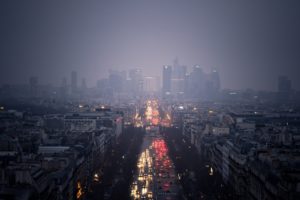 paris, Freedom, Cityscapes, Streets, Cars, France, Mist, Roads