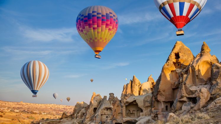 urgup, Tourism, Landscape, Beauty, Is, Amazing, Fairy, Chimneys, Turkey, Vacation, Balloons, Sky HD Wallpaper Desktop Background