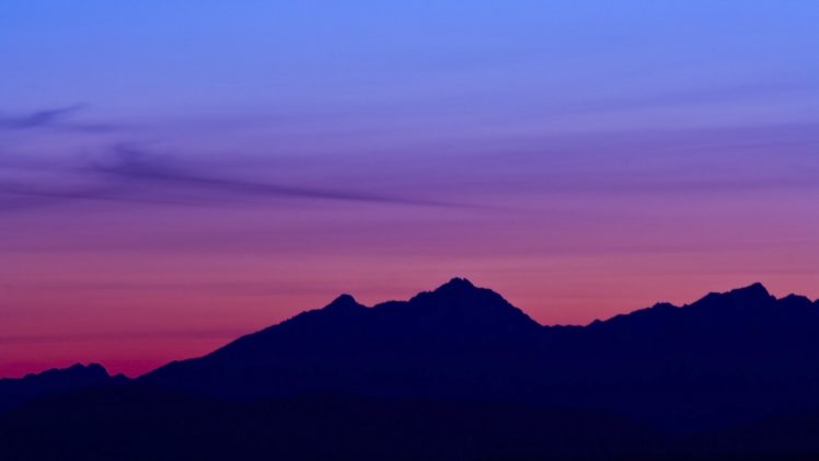 amazing, Mountain, Sunset, Nature, Beauty HD Wallpaper Desktop Background