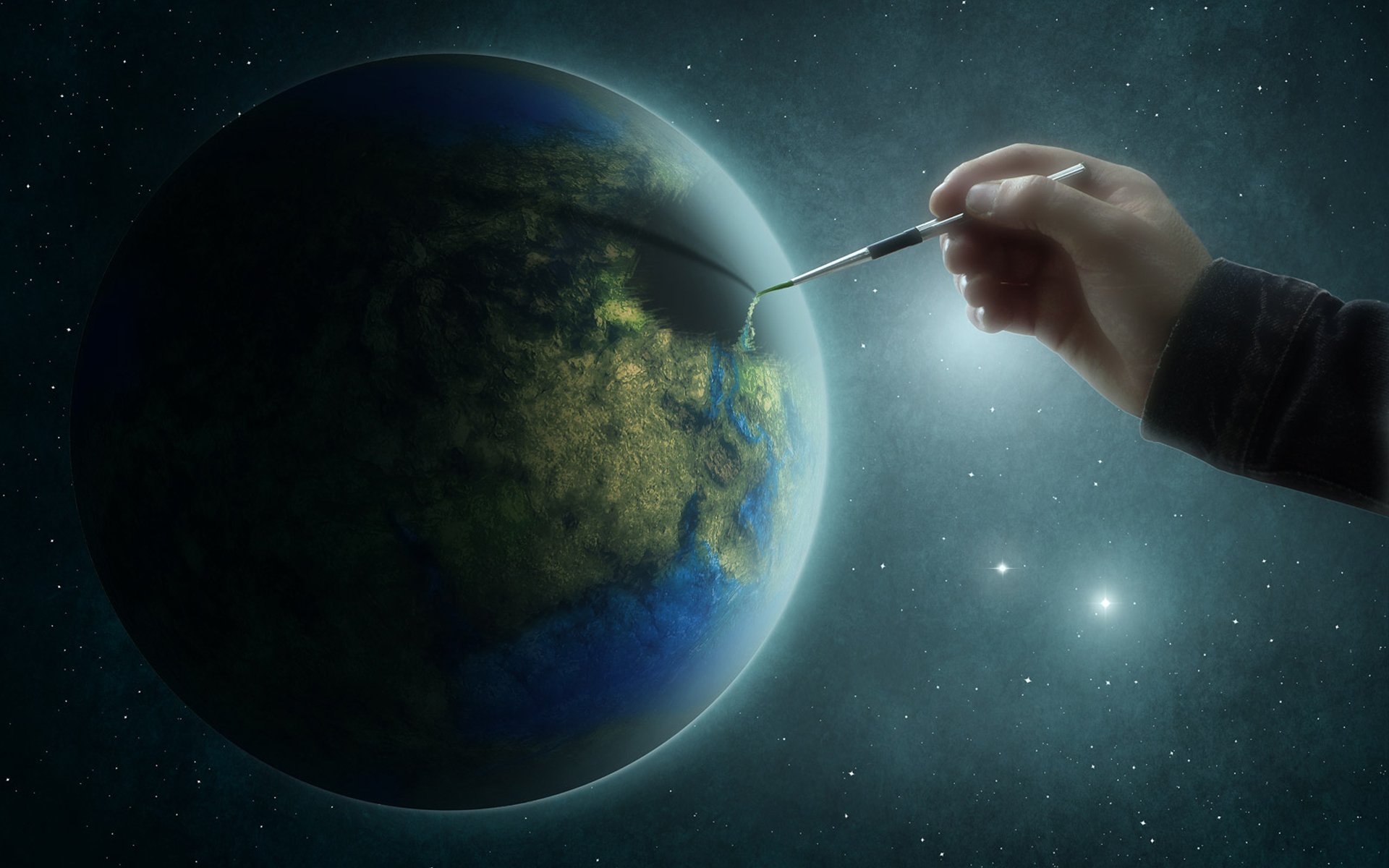 earth, Painting Wallpaper