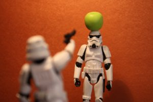 star, Wars, Stormtroopers, Funny, Toys, Miniature, Apples