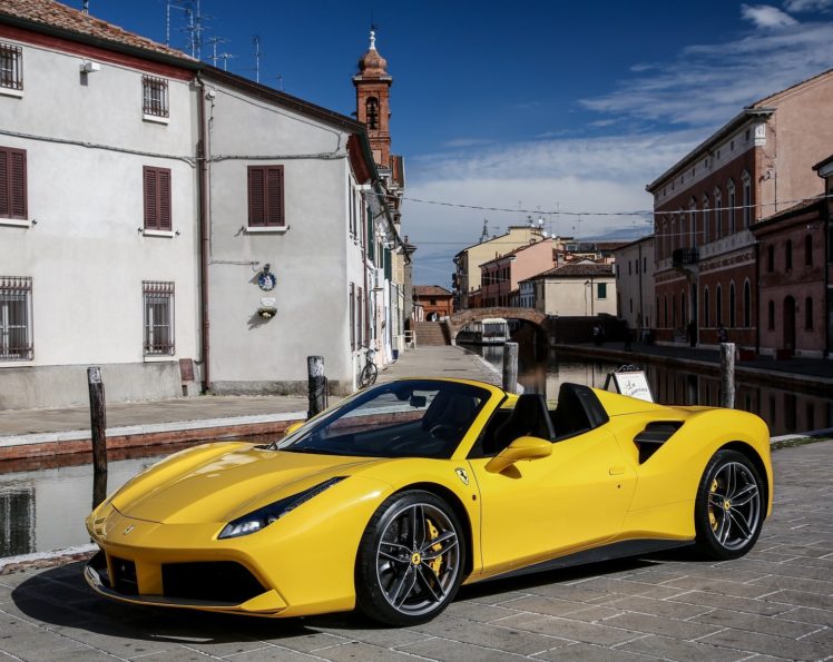 2015, 488, Cars, Ferrari, Spide HD Wallpaper Desktop Background
