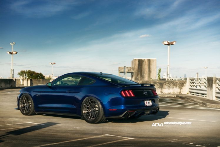 ford, Mustang, Gt, Cs, Blue, Cars, Adv1, Wheels HD Wallpaper Desktop Background