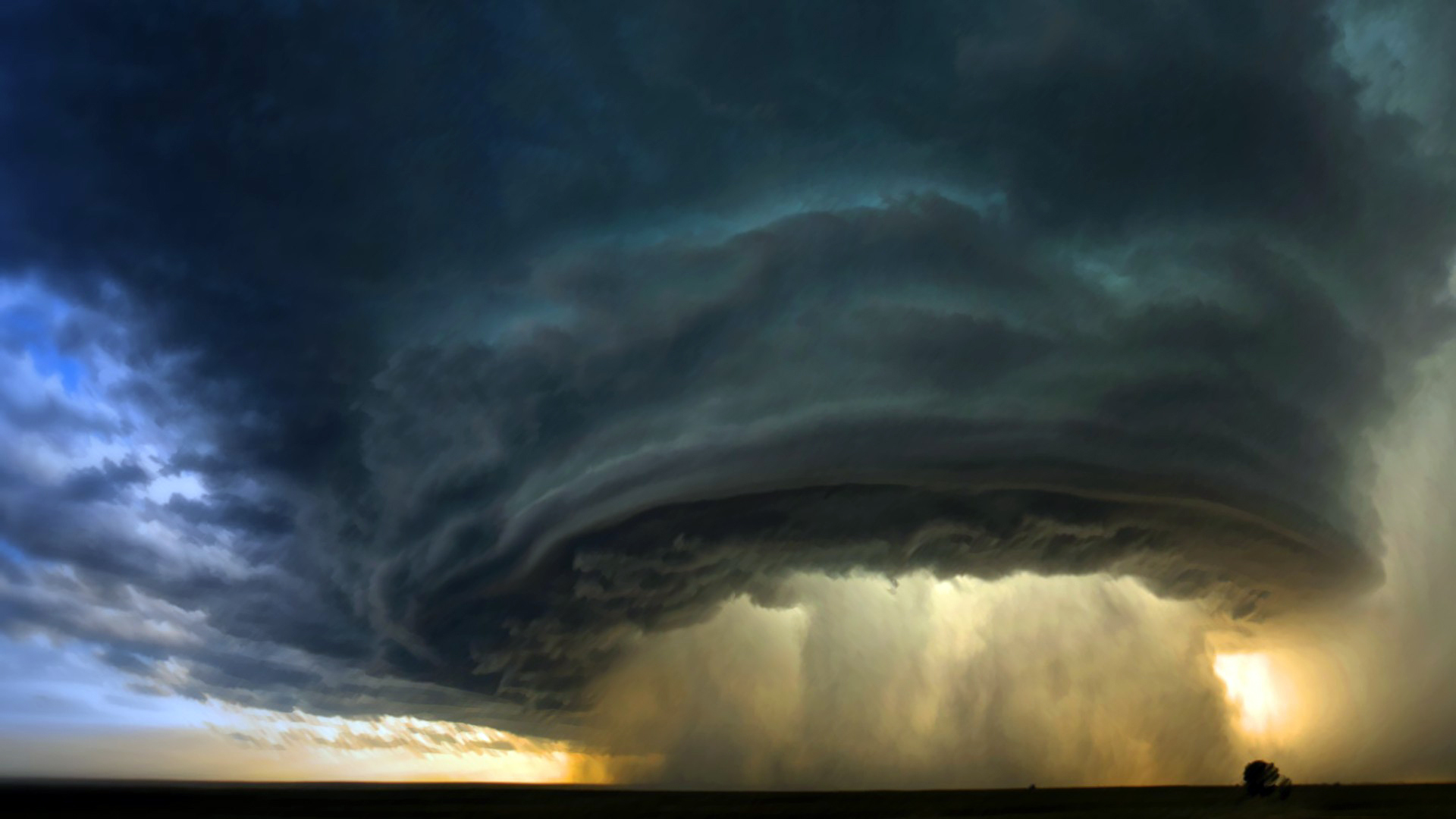 tornado, Storm, Sky, Clouds Wallpaper