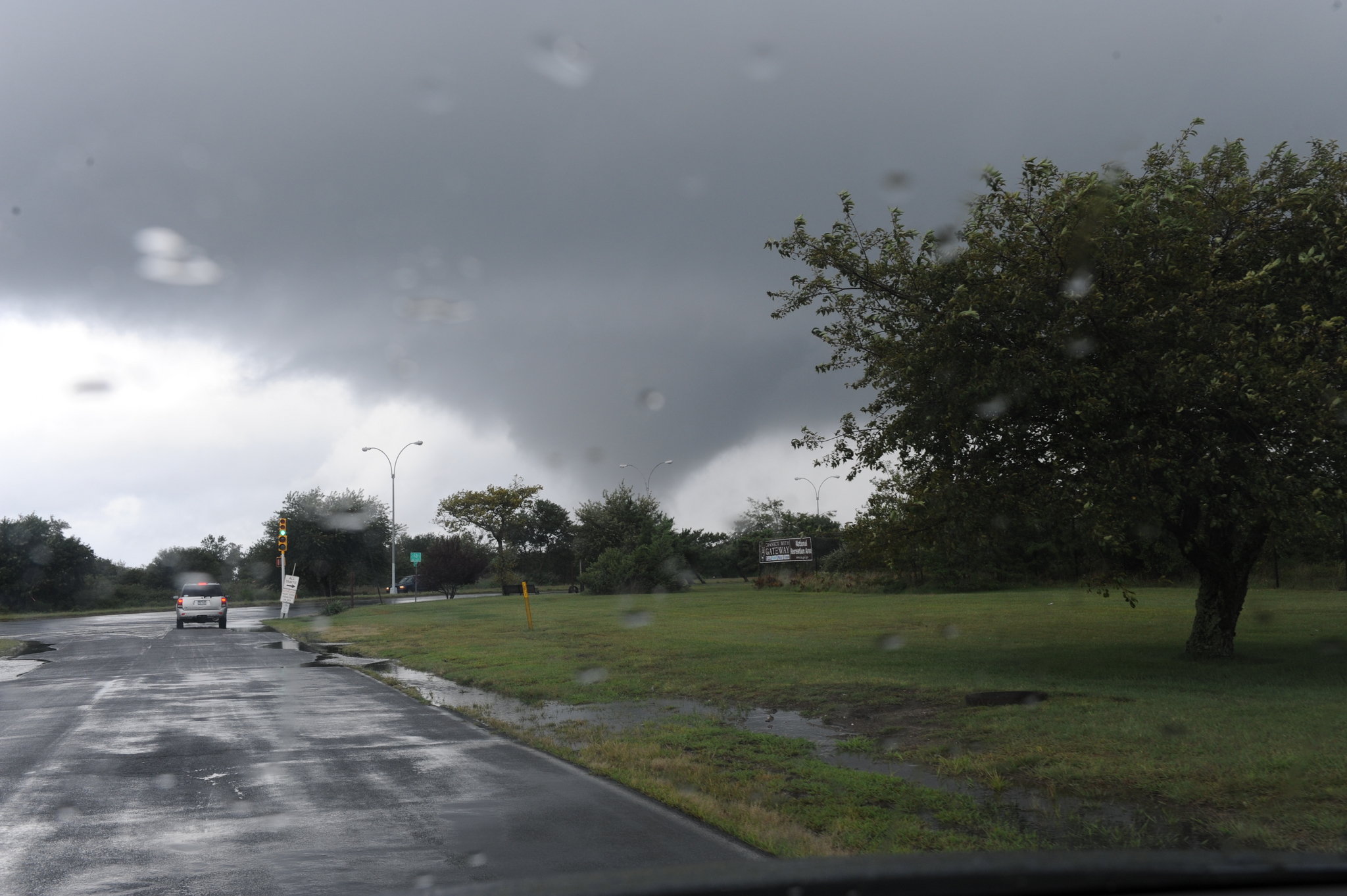 tornado, Storm, Sky, Clouds, Rain, Drops Wallpaper