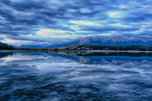 lake, Landscape, Reflection, Mountains, Sky