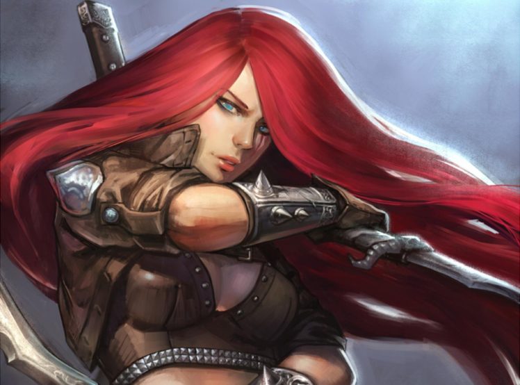 fantasy, Girl, Character, Beautiful, Long, Hair, Red HD Wallpaper Desktop Background