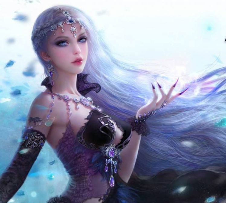 fantasy, Girl, Character, Beautiful, Long, Hair, Woman HD Wallpaper Desktop Background