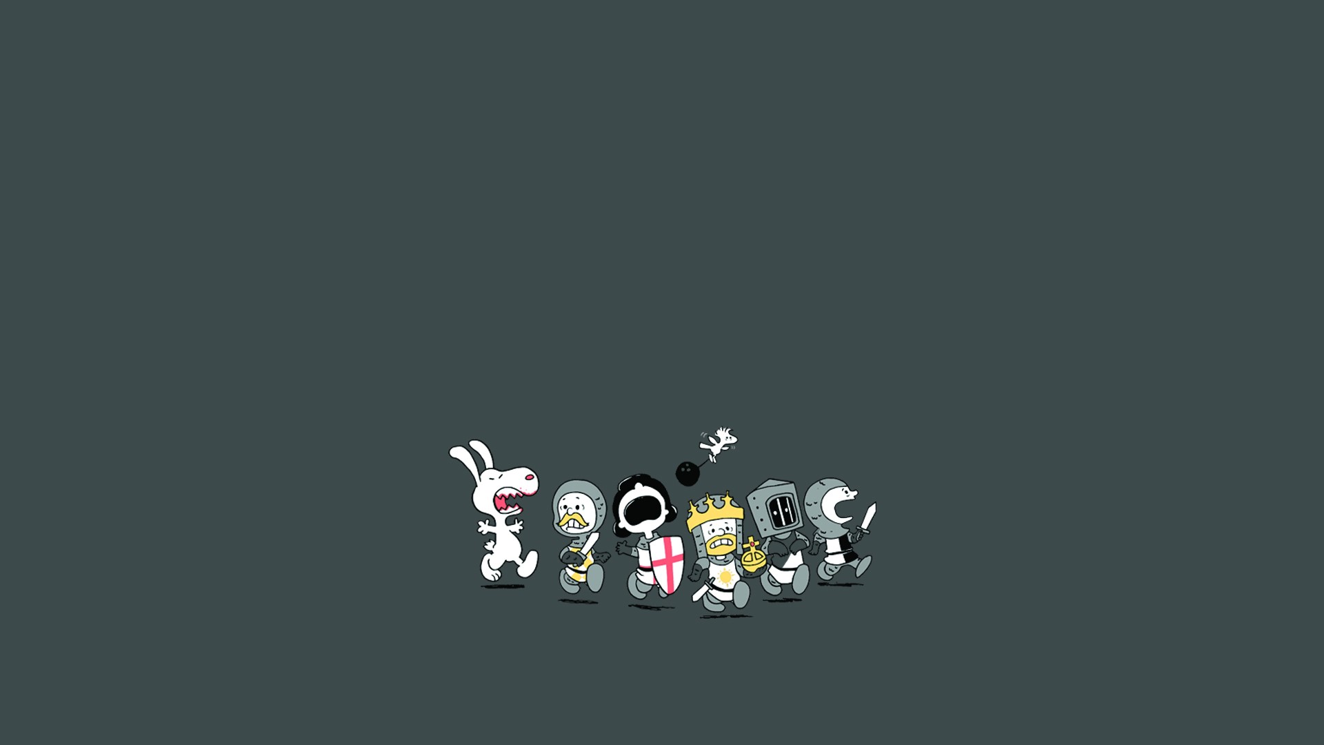 monty, Python, Holy, Grail, Peanuts, Knights, Humor, Funny Wallpapers HD /  Desktop and Mobile Backgrounds