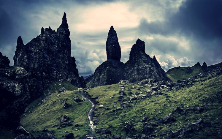 mountains, Landscape, Rocks, Stones, Path, Trail HD Wallpaper Desktop Background