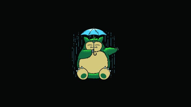 my, Neighbor, Totoro, Totoro, Anime, Umbrella, Rain HD Wallpaper Desktop Background