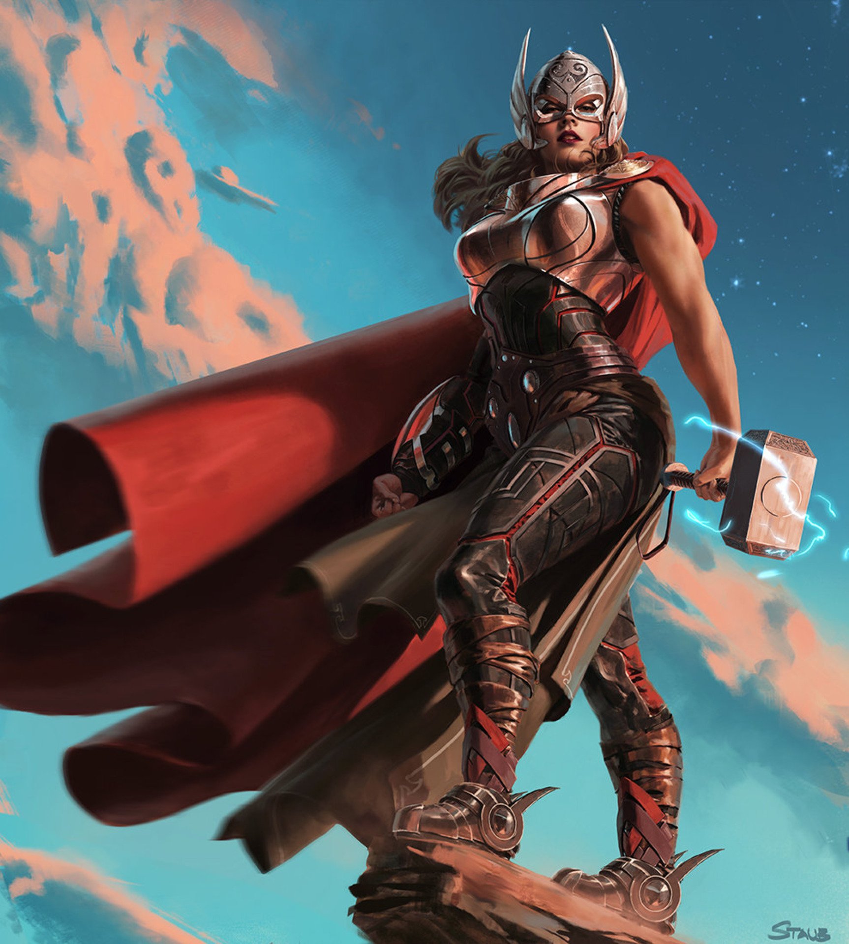 thor, Superhero, Marvel, Warrior, Fantasy, Avengers Wallpaper