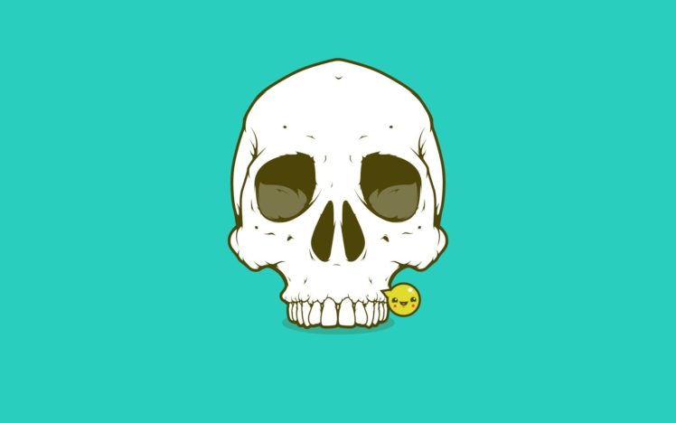 skull, Smile, Texture HD Wallpaper Desktop Background