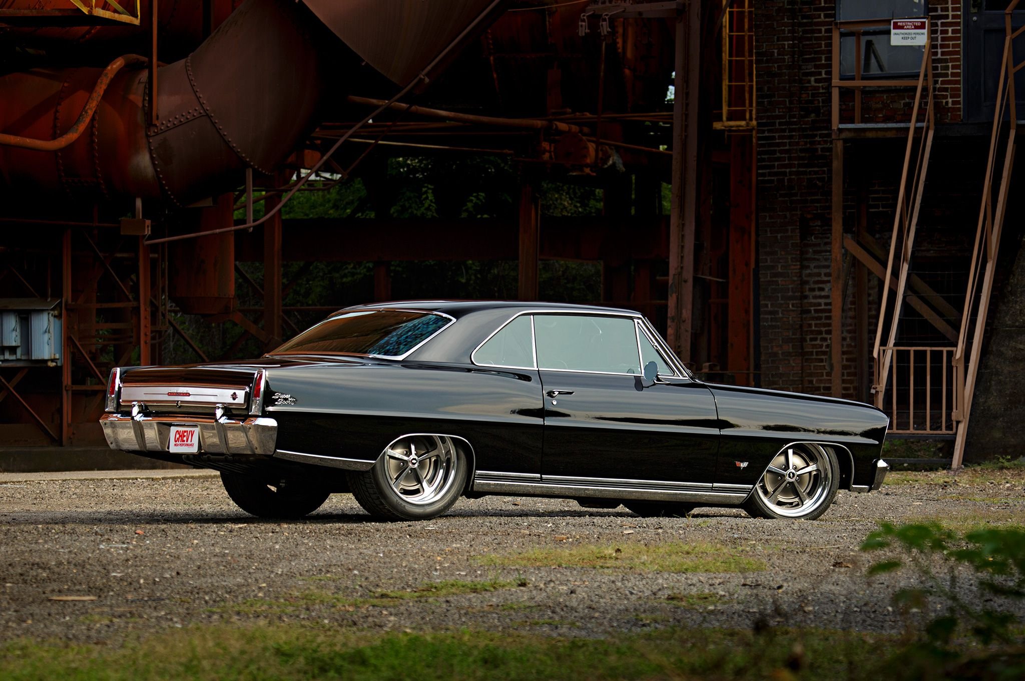 1966, Chevrolet, Nova, Cars, Black, Modified Wallpaper