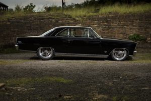 1966, Chevrolet, Nova, Cars, Black, Modified