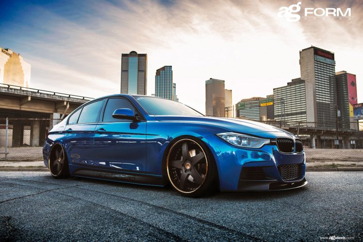 bmw, F30, 328i, Blue, Cars, Wheels Wallpapers HD / Desktop and Mobile  Backgrounds