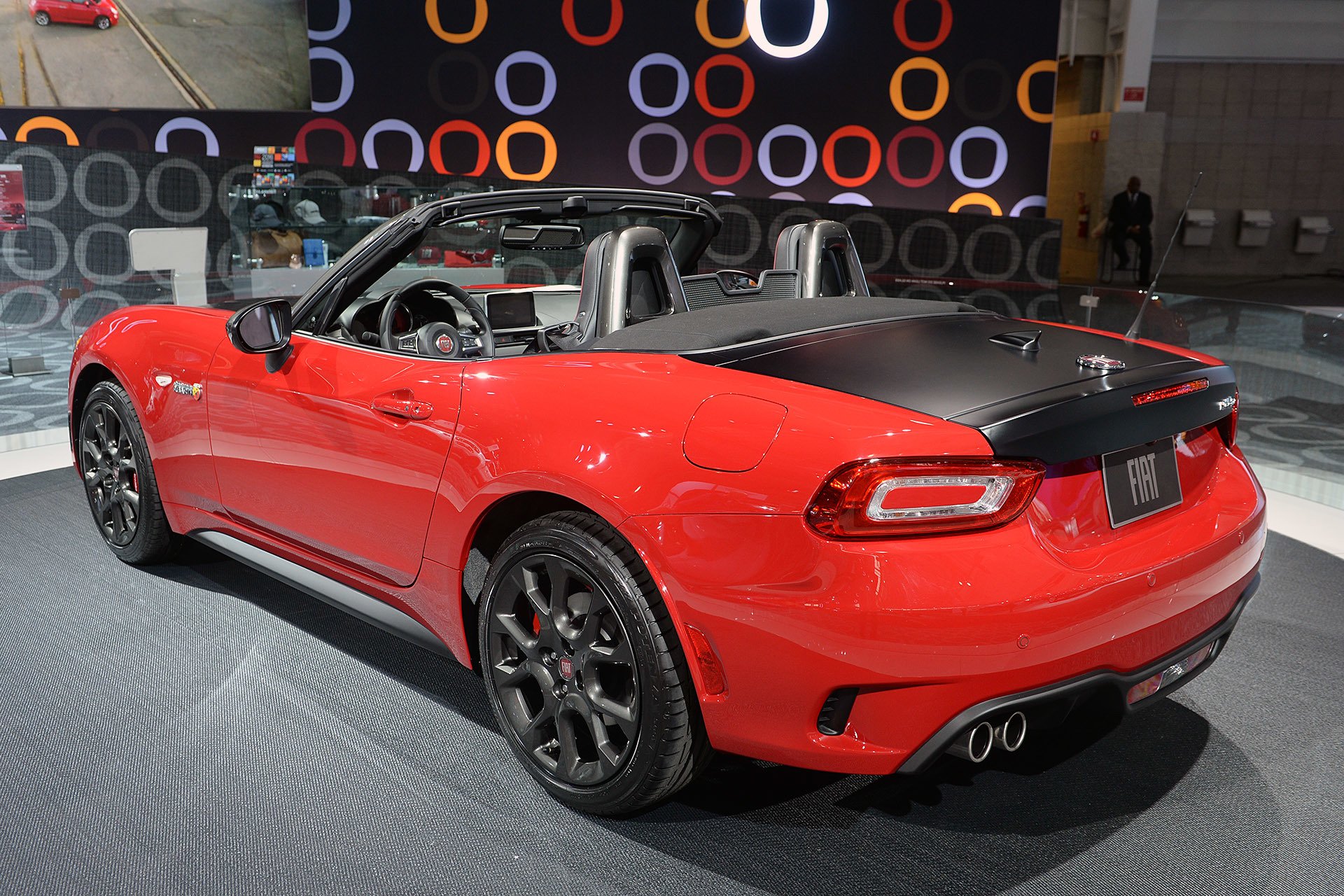 new, York, Auto, Shows, 2016, Cars, Fiat, 124, Spider, Elaborazione, Abarth Wallpaper