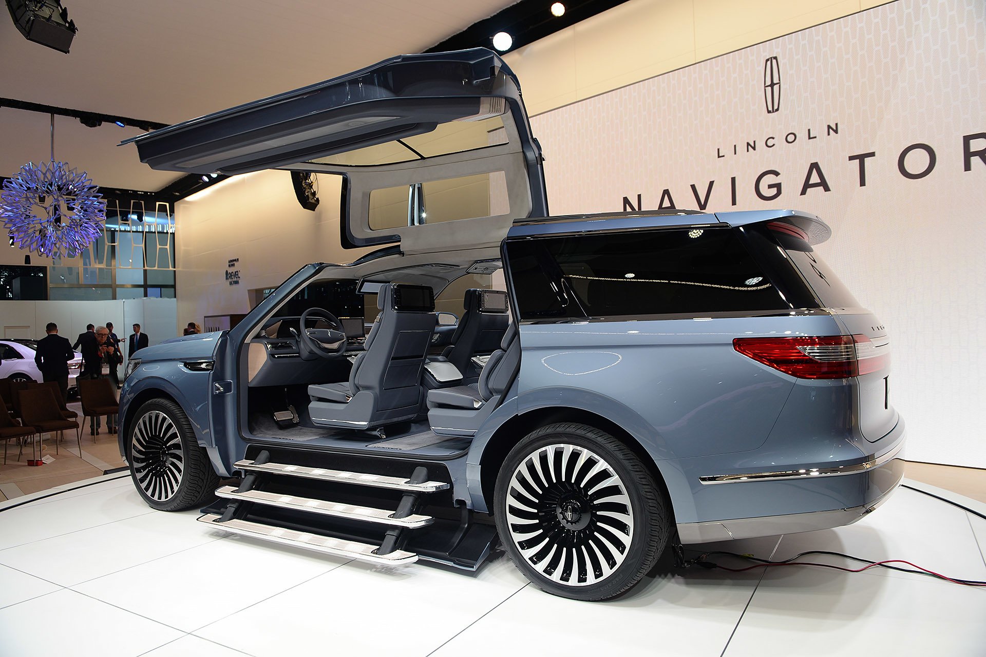 new, York, Auto, Shows, 2016, Cars, Lincoln, Navigator, Concept Wallpaper