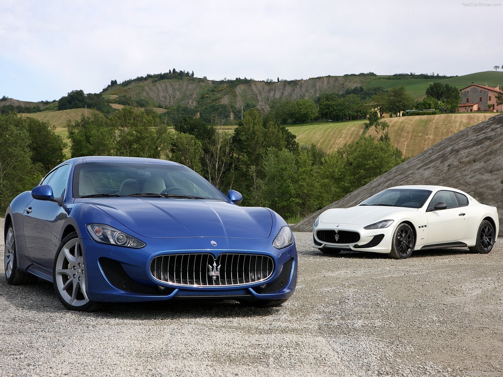 2013, Maserati, Gran, Turismo, Sport, Cars, Blue Wallpaper