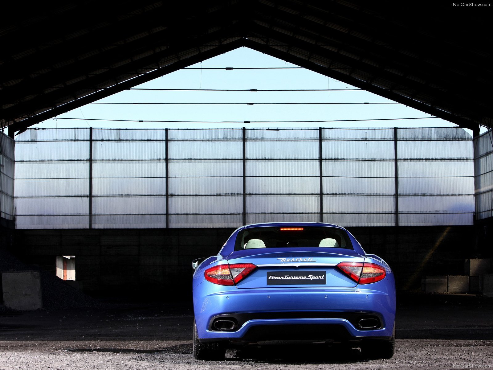 2013, Maserati, Gran, Turismo, Sport, Cars, Blue Wallpaper