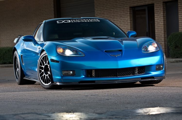 2009, Chevrolet, Corvette, Zr1, Cars, Blue, Modified HD Wallpaper Desktop Background