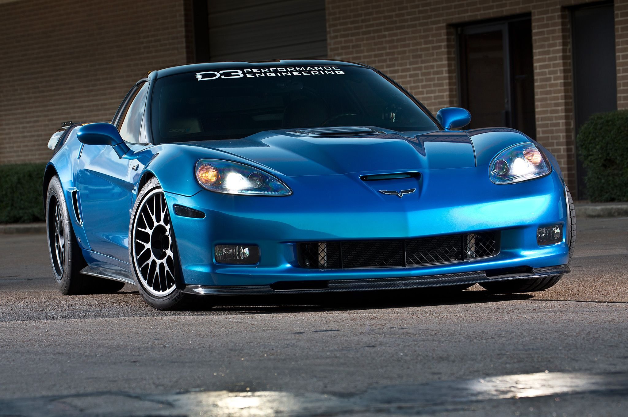 2009, Chevrolet, Corvette, Zr1, Cars, Blue, Modified Wallpaper