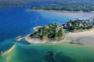 dinard, Ille et vilaine, Brittany, France, The, River, Rance, Estuary, Dam, House, Boat