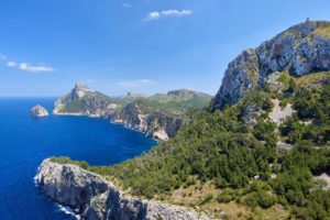 cape, Formentor, Mallorca, Spain, Sky, Sea, Cliff