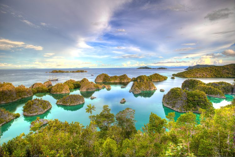 indonesia, Besir, West, Papua, Tropics, Sea, Islands HD Wallpaper Desktop Background
