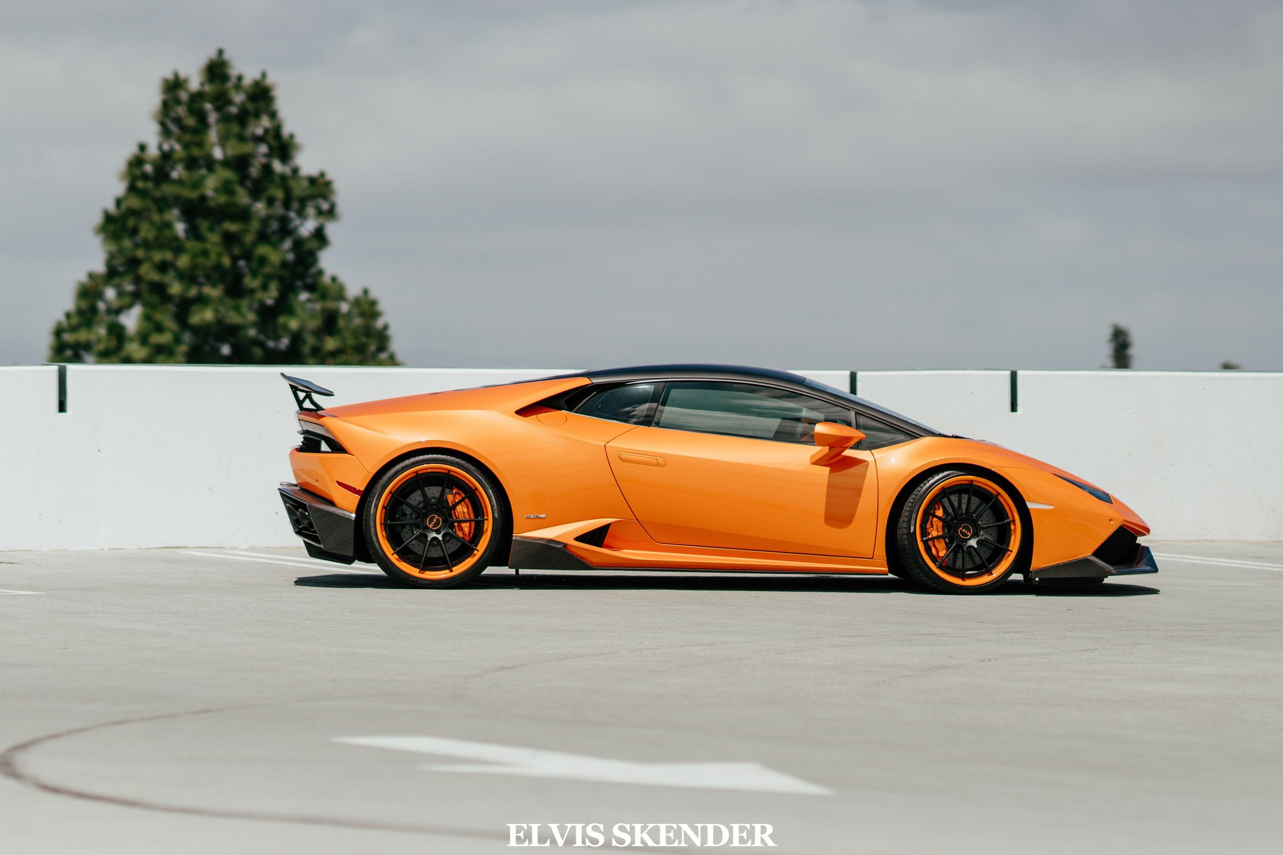 orange, Lamborghini, Huracan, Cars, Modified Wallpaper