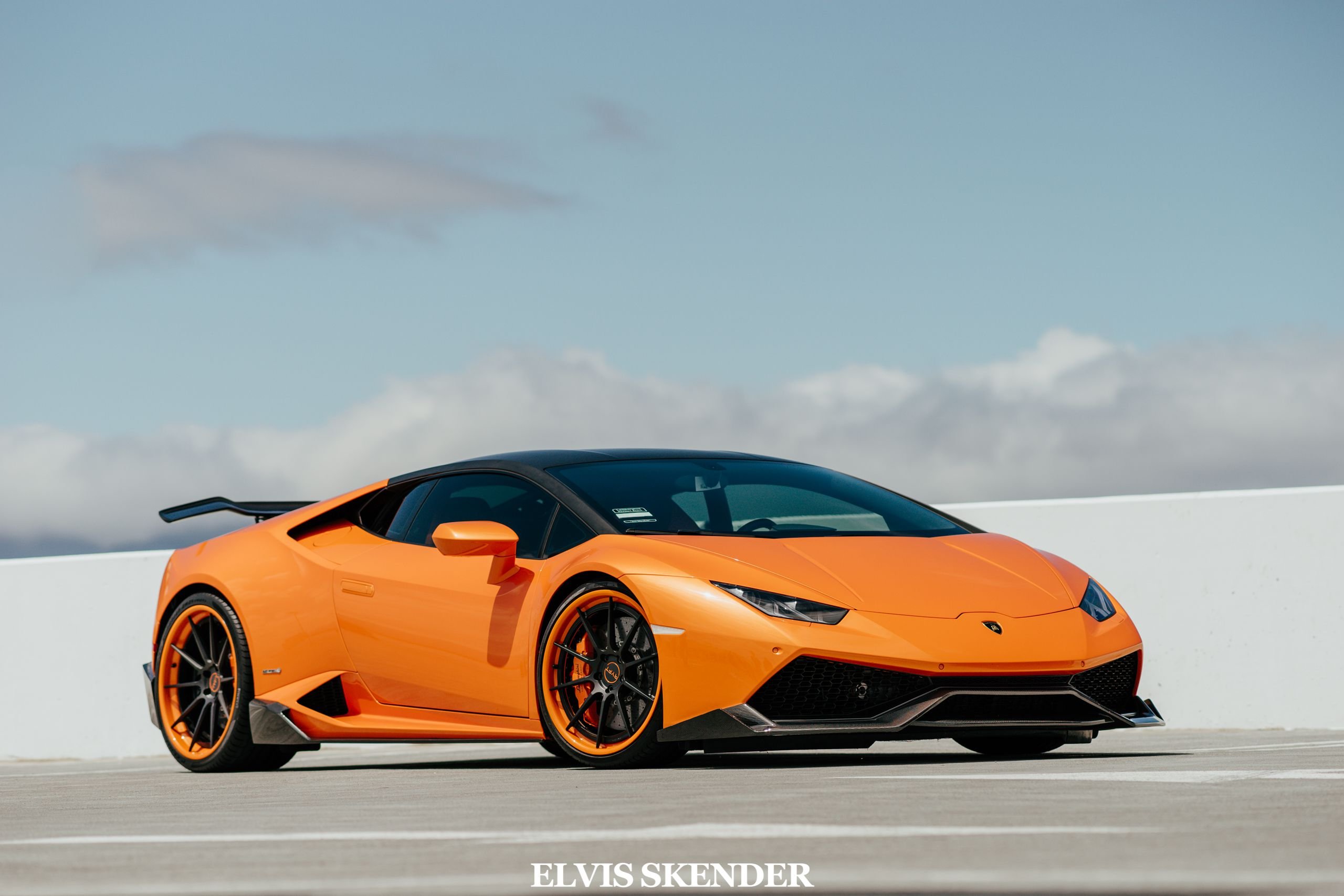 orange, Lamborghini, Huracan, Cars, Modified Wallpaper