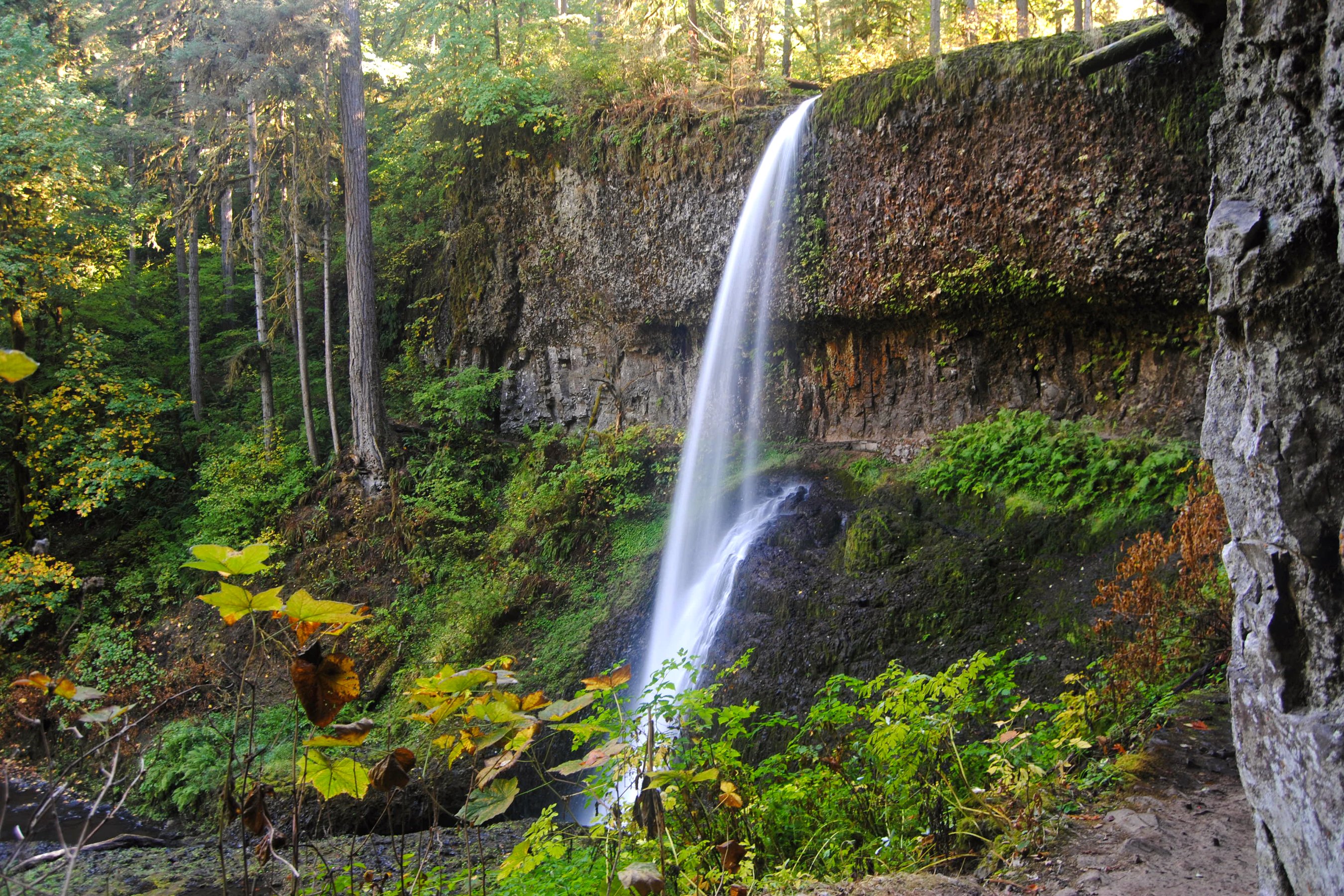 usa, Parks, Waterfalls, Crag, Silver, Falls, State, Park, Nature Wallpaper