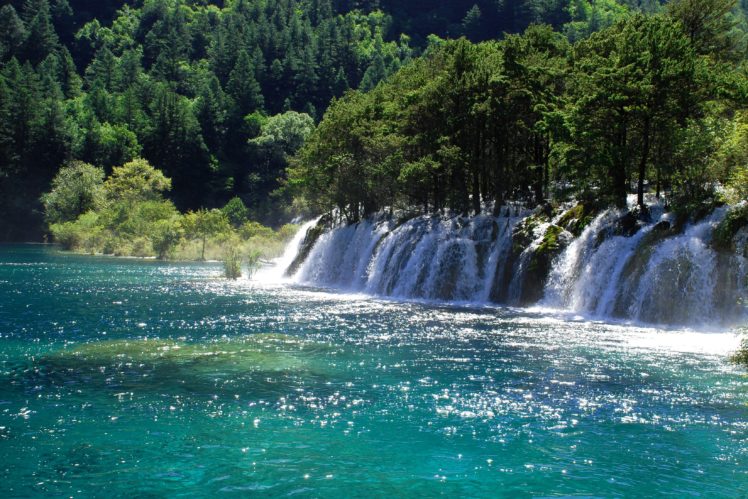china, Parks, Waterfalls, Rivers, Jiuzhaigou, National, Park, Nature HD Wallpaper Desktop Background
