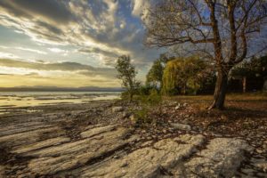 italy, Coast, Sunrises, And, Sunsets, Stones, Scenery, Clouds, Trees, Sirmione, Lombardy, Nature