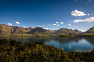 sky, Mountains, Lake, Scenery, New, Zealand, Lake, Wakatipu, Mount, Nicholas, Otago, Nature