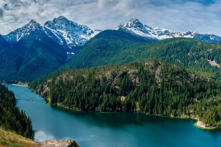 usa, Scenery, Mountains, Lake, Forests, Diablo, Lake, Nature HD Wallpaper Desktop Background