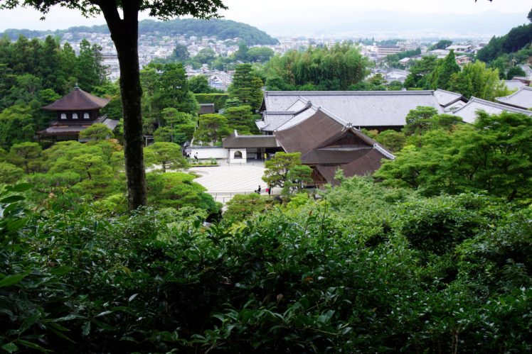 japan, Houses, Trees, Kyoto, Nature HD Wallpaper Desktop Background