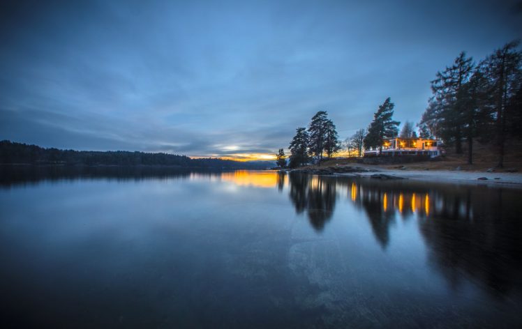 evening, Coast, Norway, Nature HD Wallpaper Desktop Background