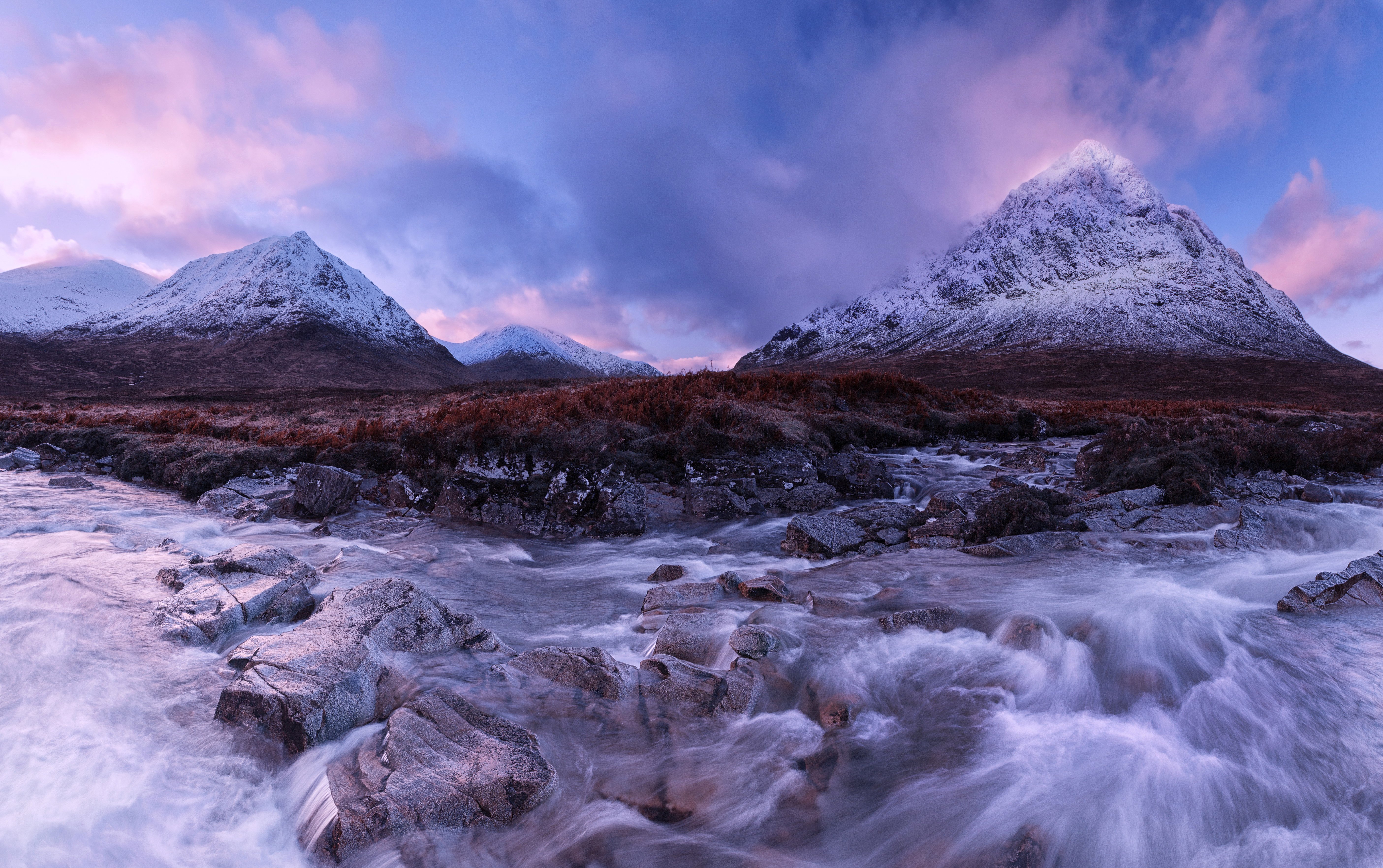 scotland, Rivers, Mountains, Stones, River, Coupall, Nature Wallpaper