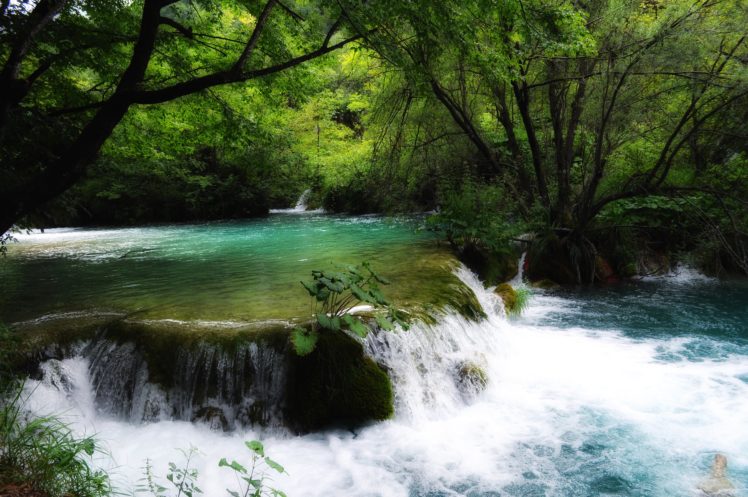 waterfalls, Rivers, Nature HD Wallpaper Desktop Background