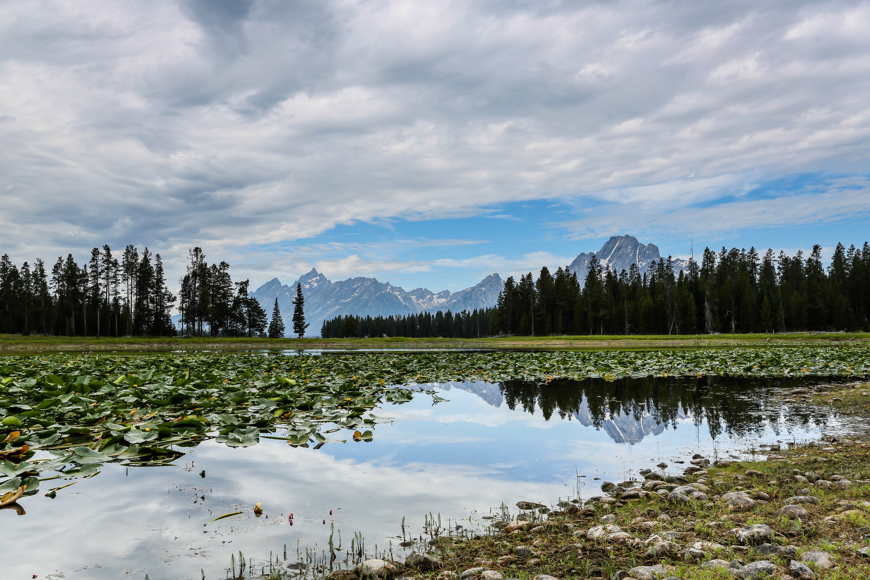 mountains, Lake, Usa, Parks, Clouds, Grand, Teton, Nature Wallpaper