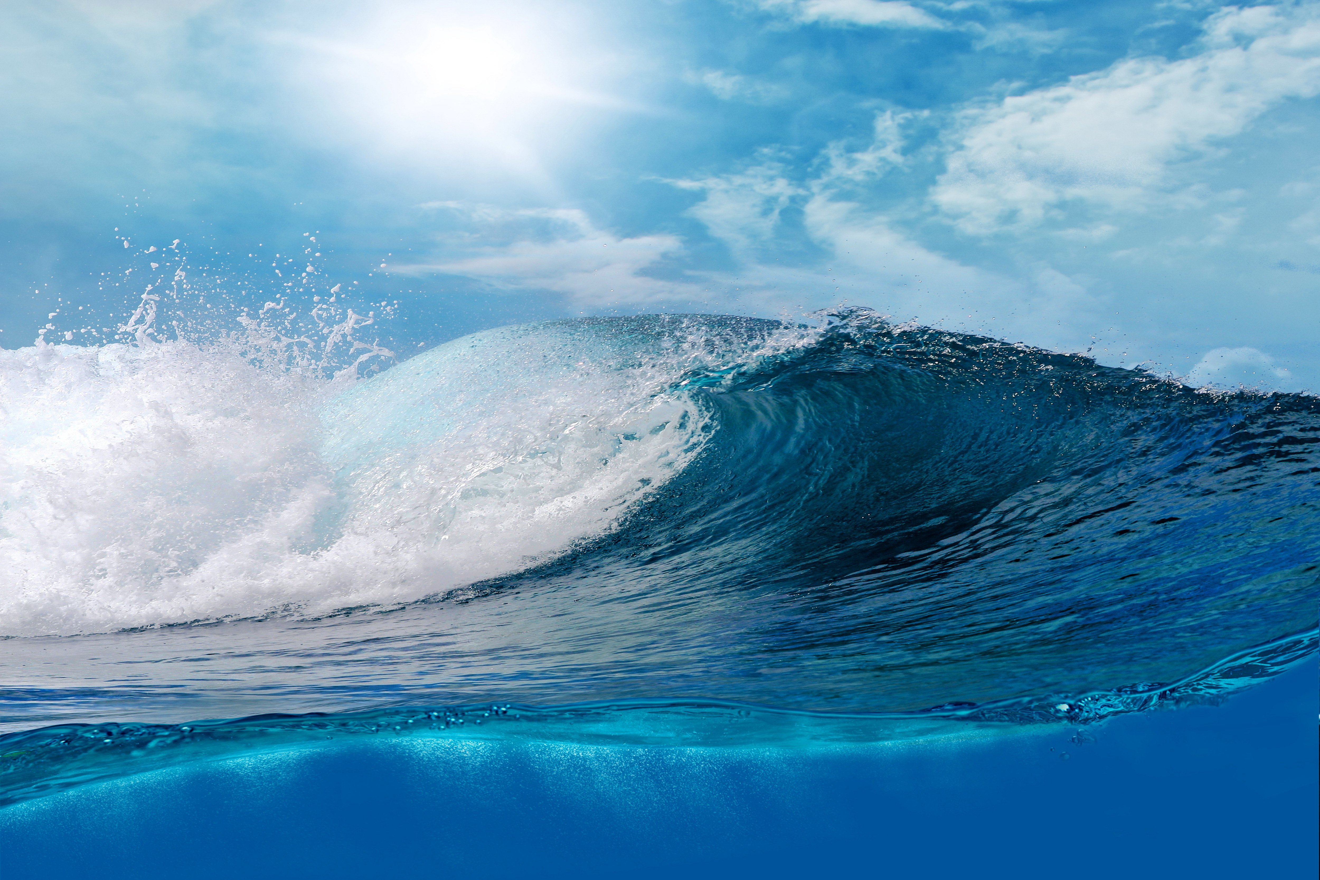 waves, Sea, Ocean, Nature Wallpaper